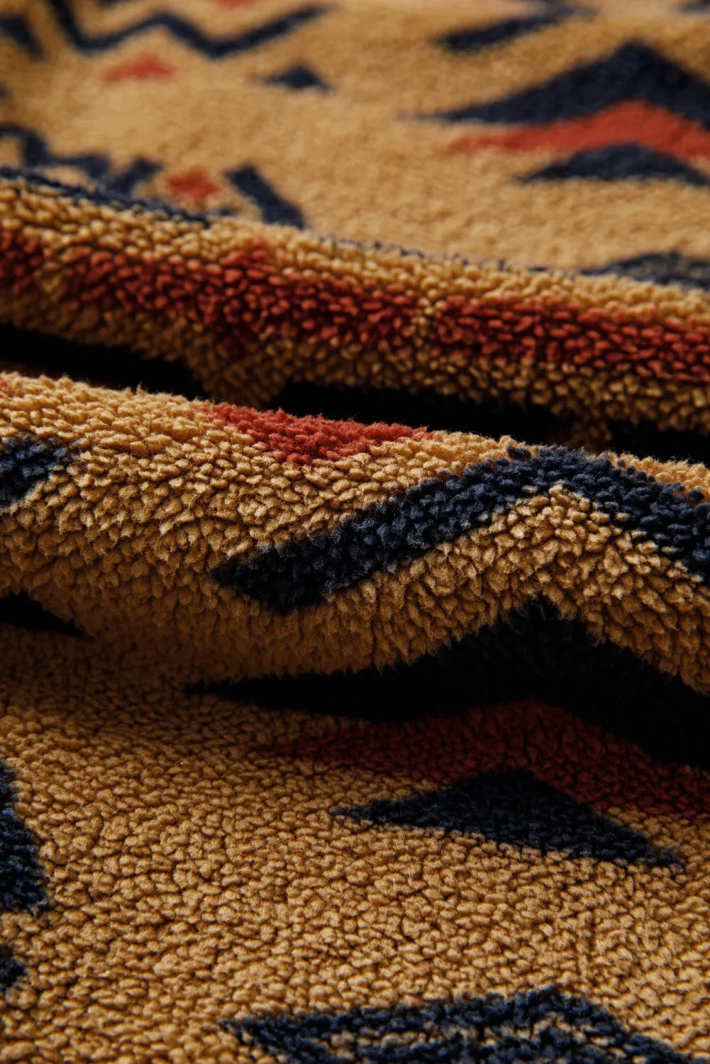 Native Aztec Fleece Shacket