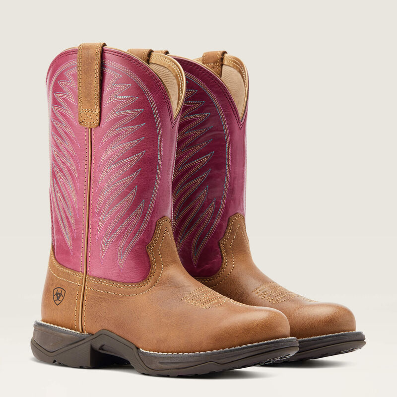 Anthem Pink Western Boot