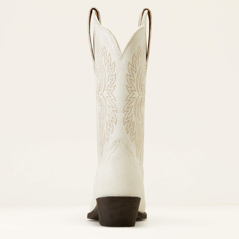 Heritage R Toe StretchFit Western Boot White
