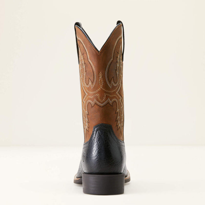 Sport Stratten Western Boots Black Brown