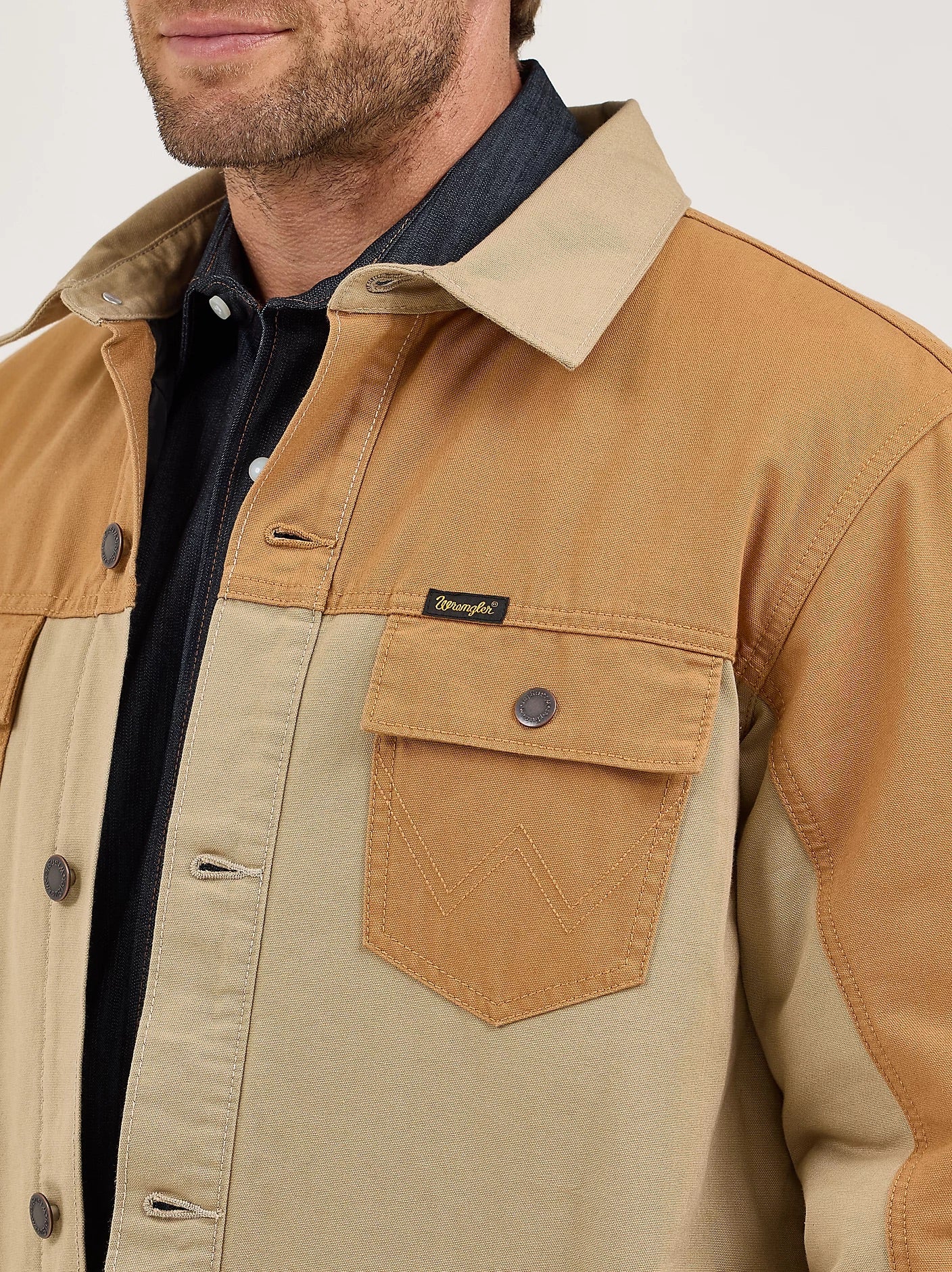 Wrangler mixed Canvas Core Jakke