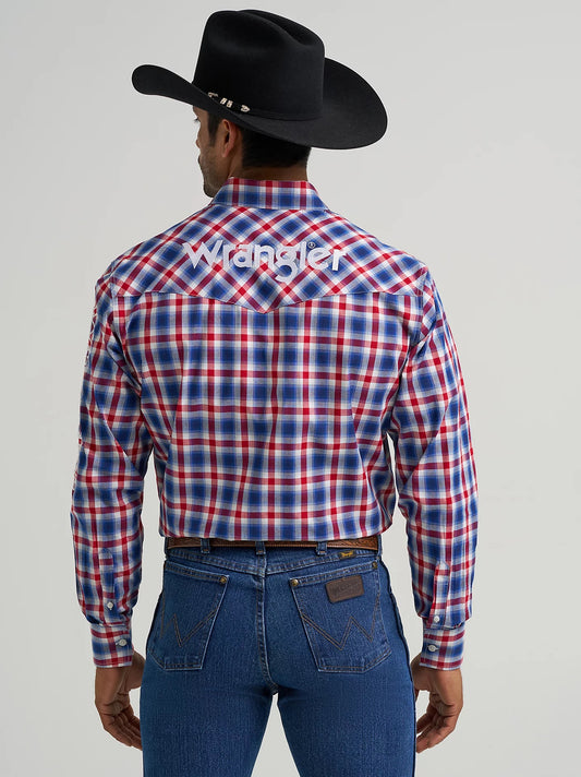 Wrangler Plaid Logo Skjorte