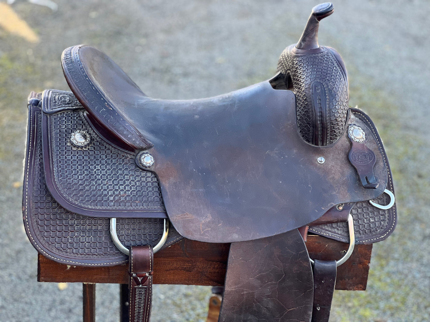 Cutting Western Saddle - Brukt
