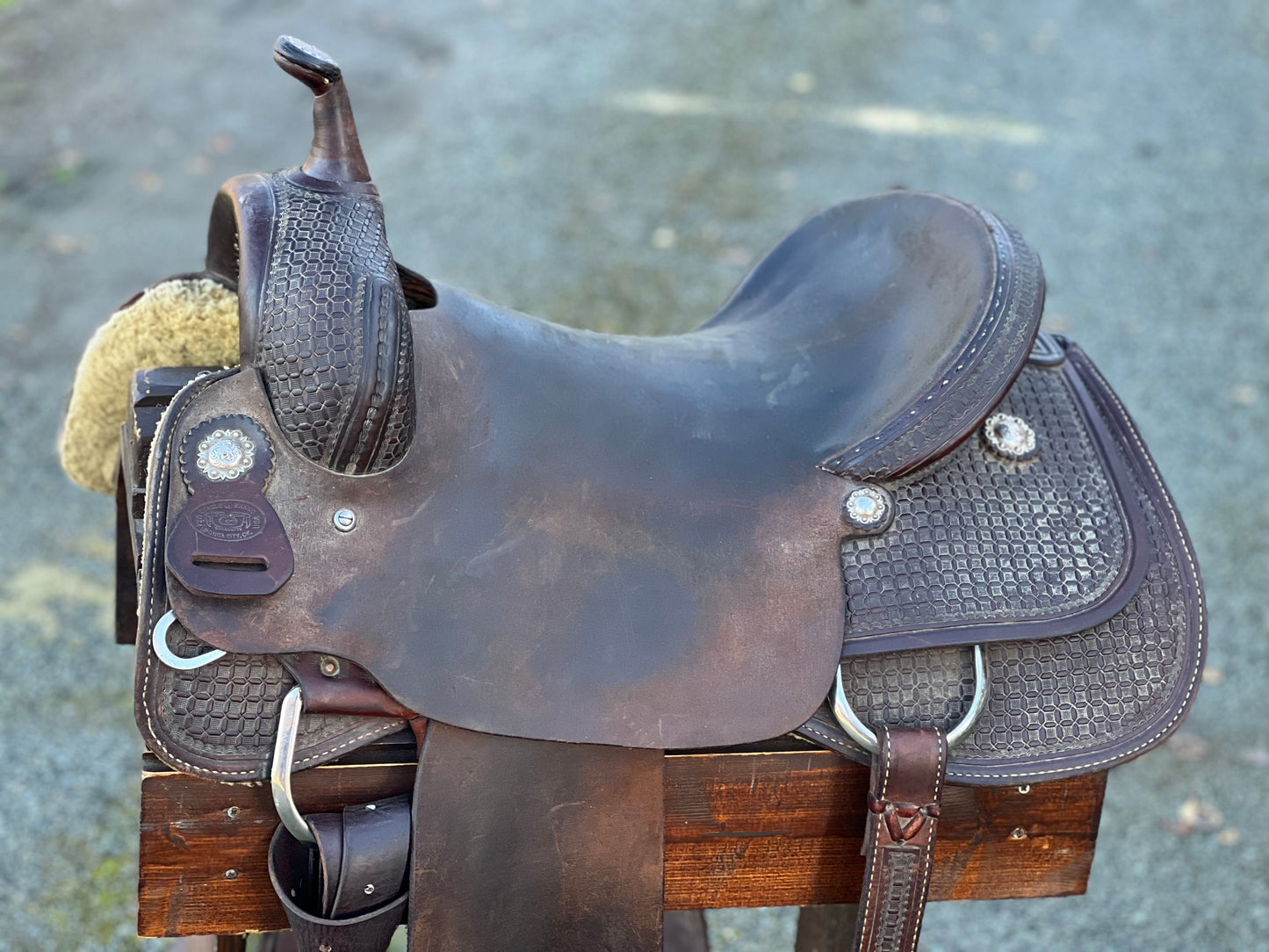 Cutting Western Saddle - Brukt