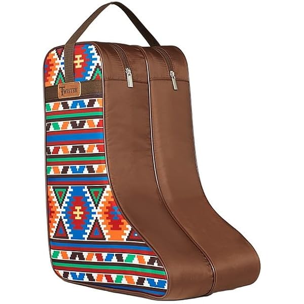 Boot Bag - Twister Western Aztec