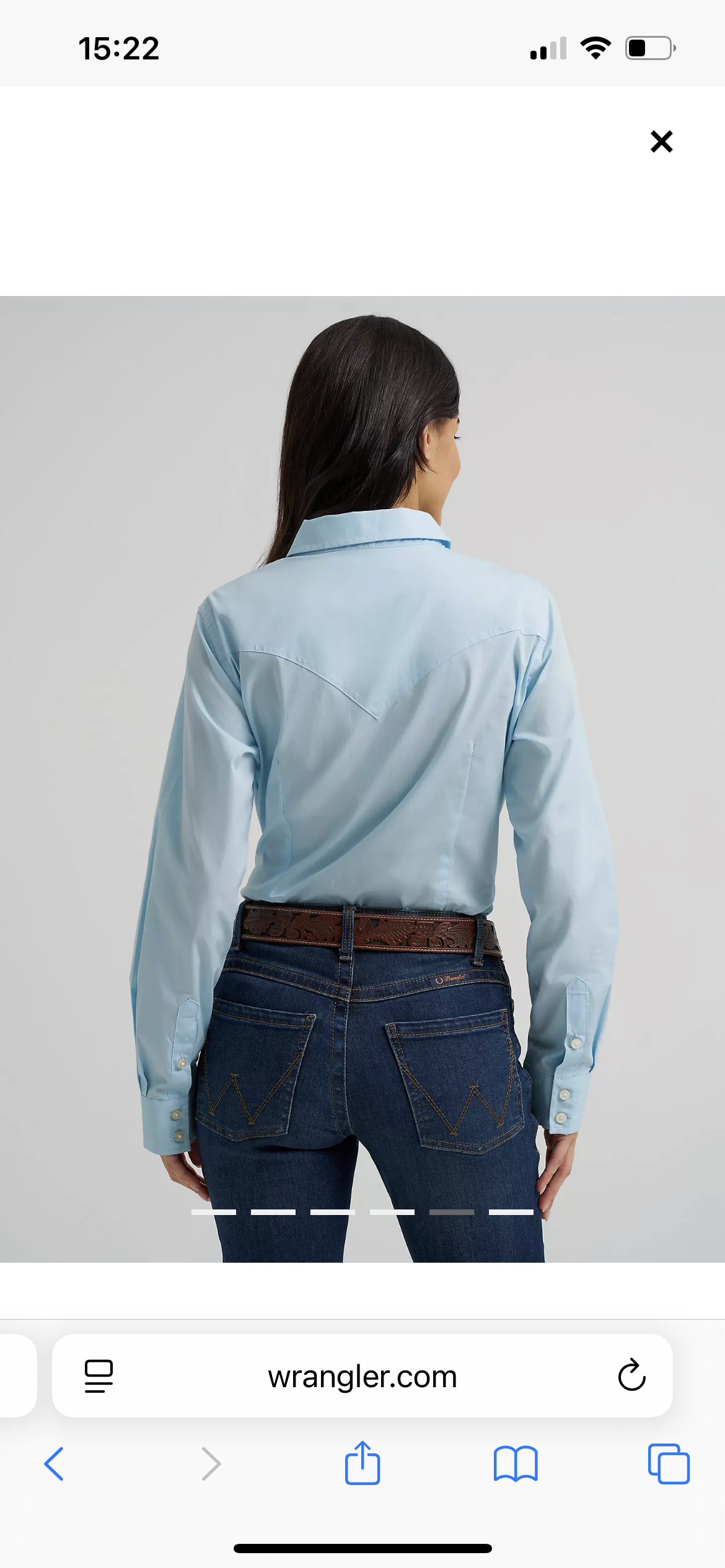 Wrangler Retro Shirt Blue woman