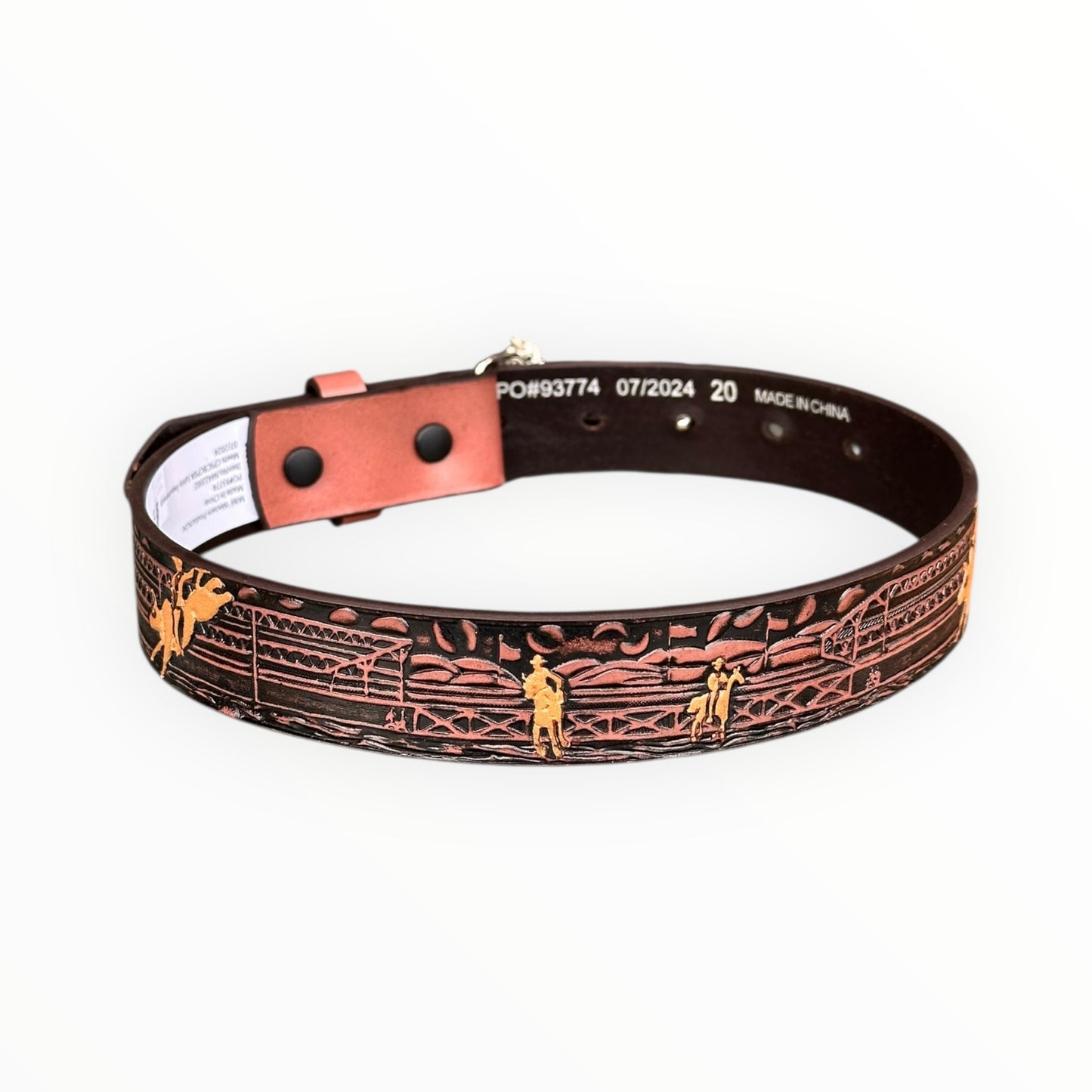 Rodeo belte med buckle - barn