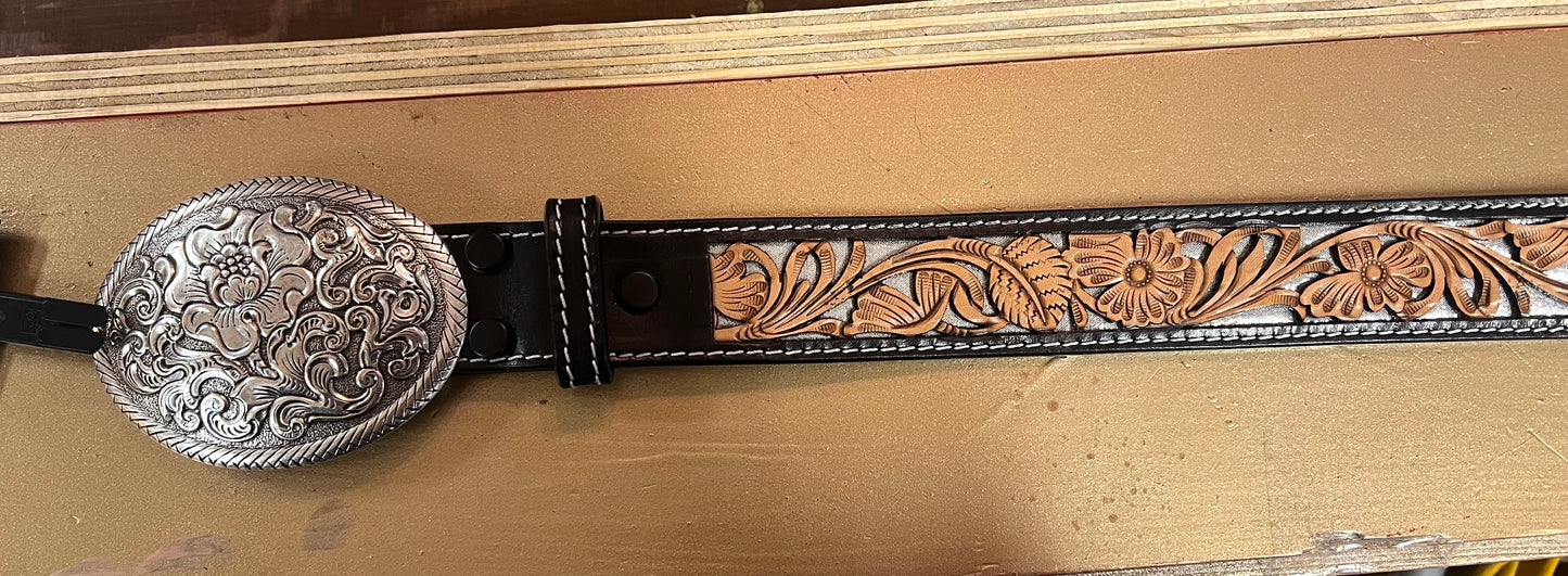 Nocona Belt With Buckle