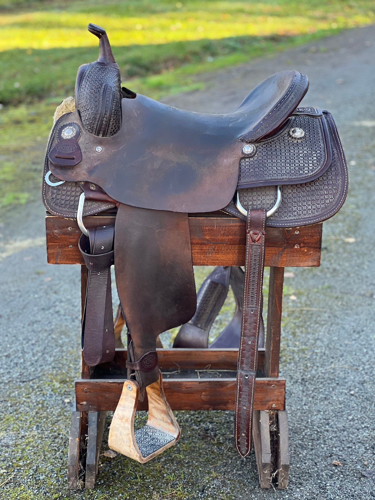 Cutting Western Saddle - Brukt