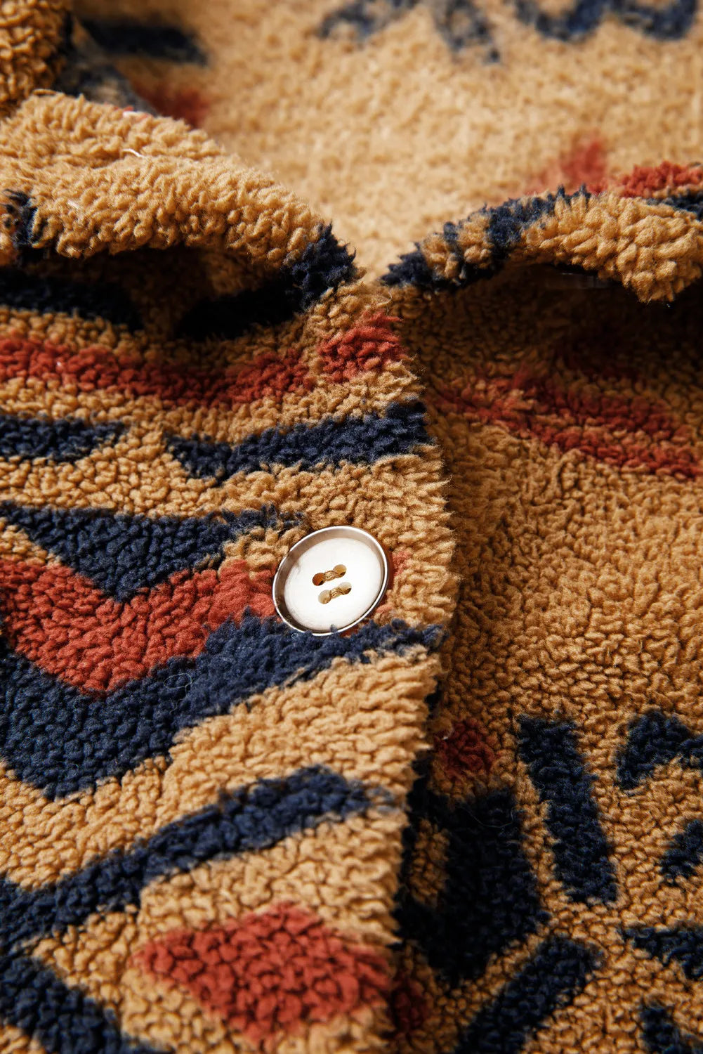 Native Aztec Fleece Shacket
