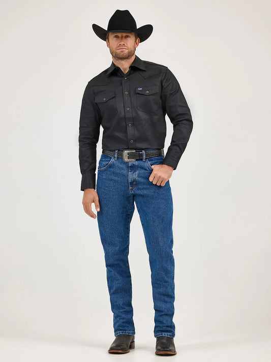 Wrangler Work Shirt Black