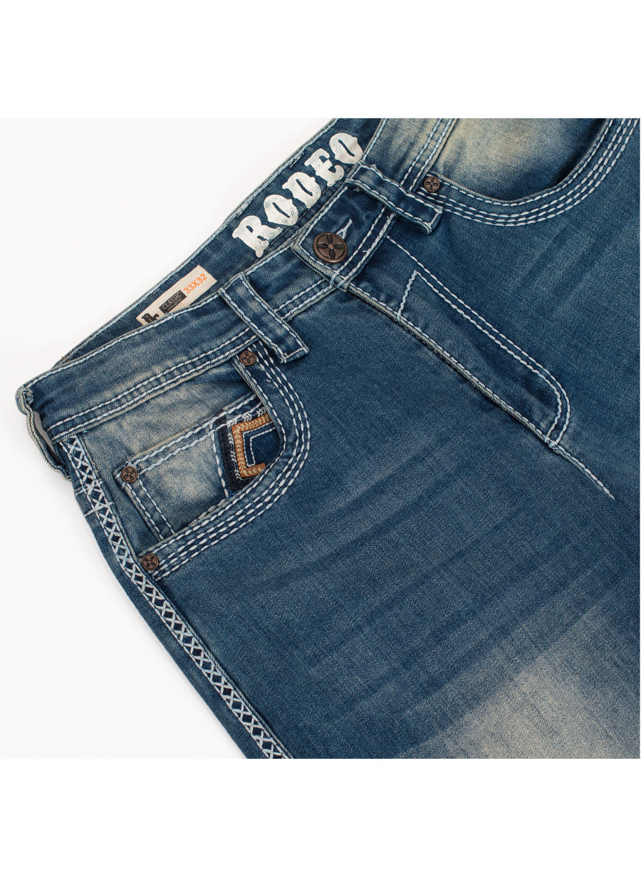 Rodeo Clothing Herre Jeans - Blue