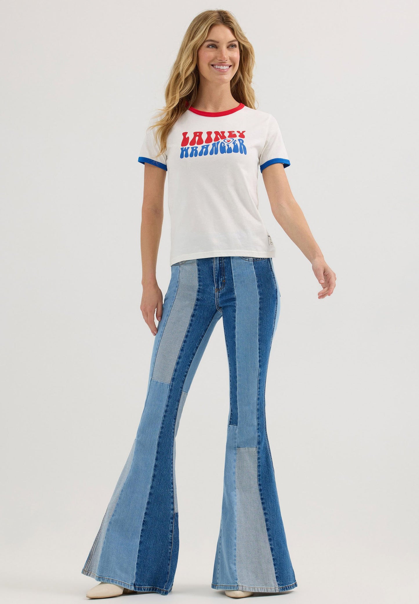 Wrangler Lainey Wilson SLIM RINGER T- skjorte