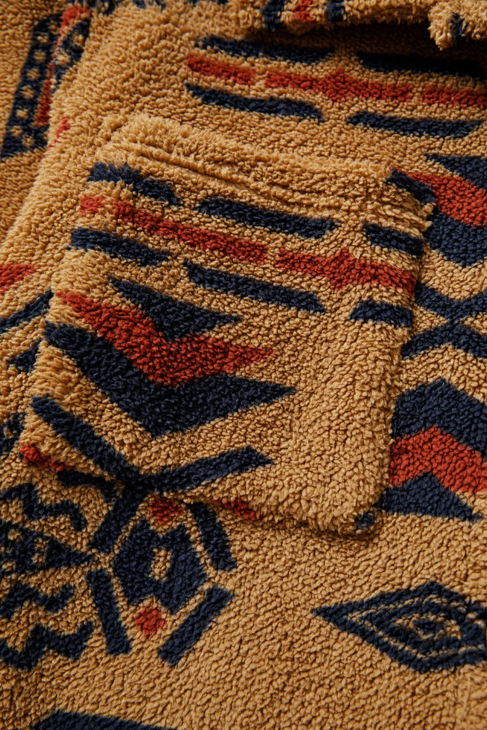 Native Aztec Fleece Shacket