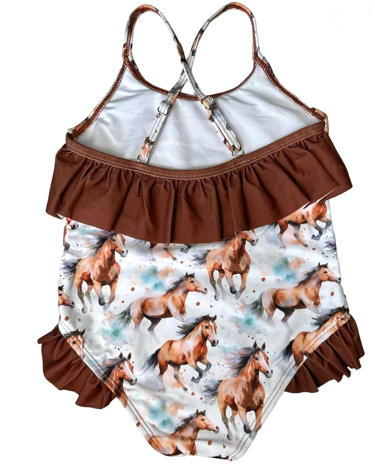 Running Horse Girls Badedrakt
