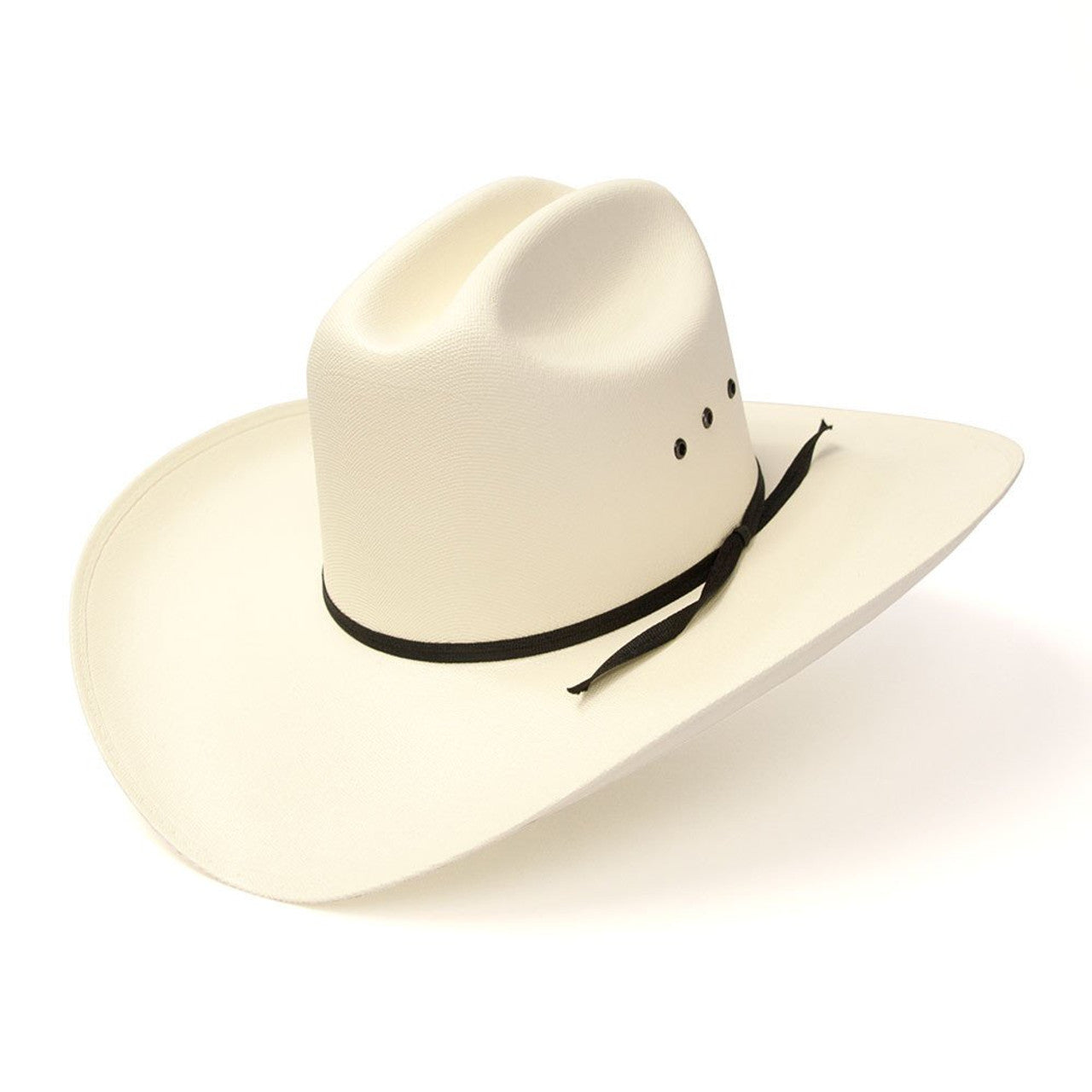 Natural Straw Western Cattleman Hat - Klassisk stråhatt
