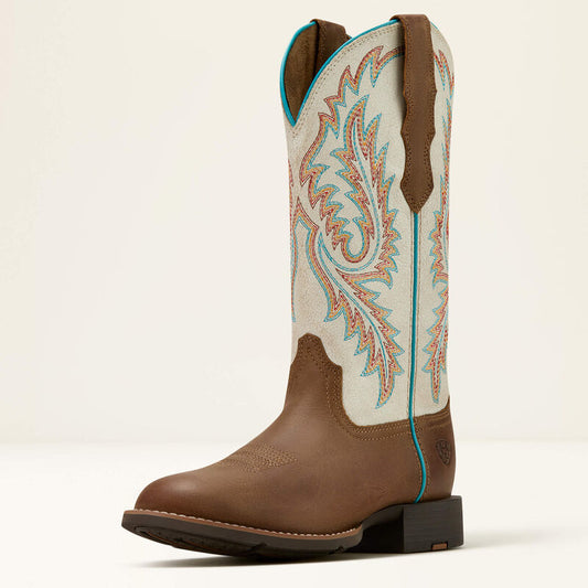 Round Up W Toe Western Boot
