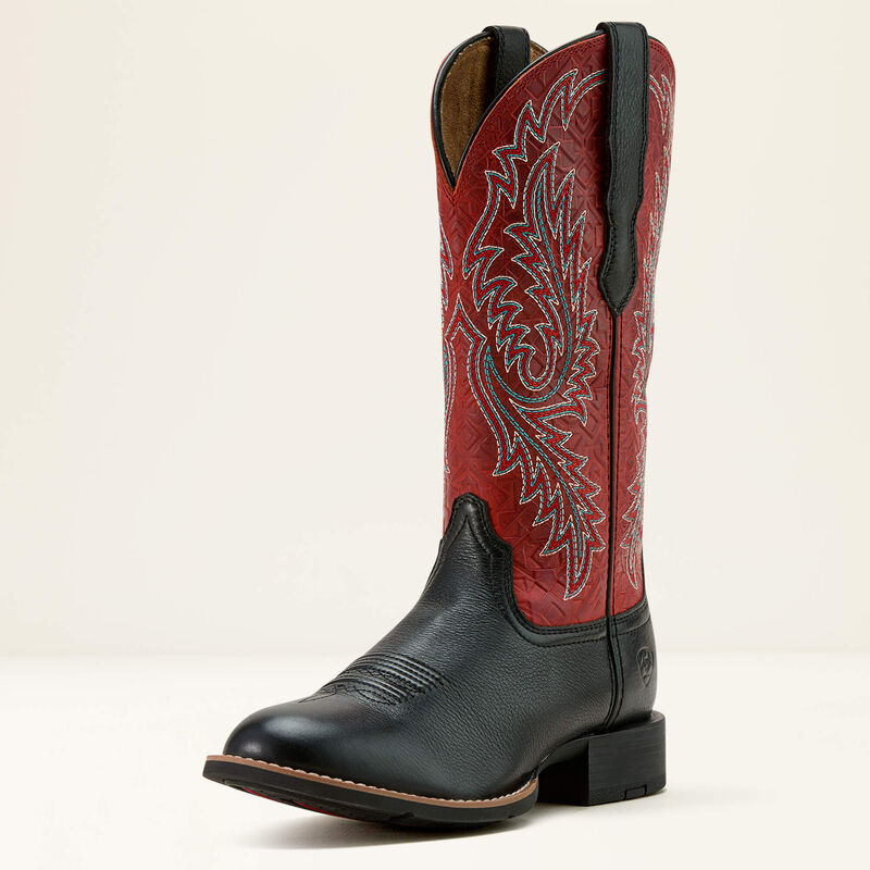 Round Up W Toe Western Boot