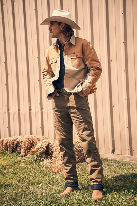 Wrangler mixed Canvas Core Jakke