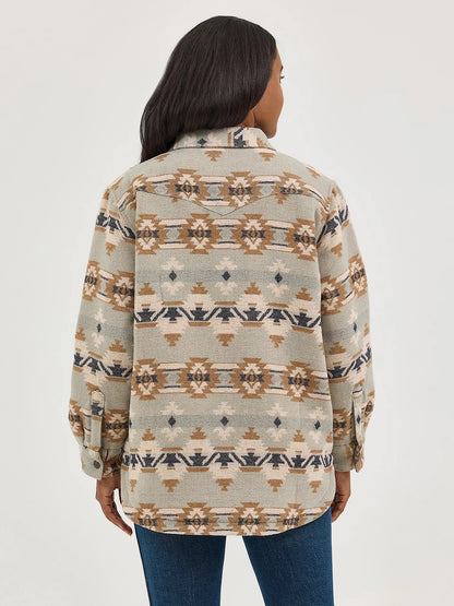 Wrangler Quilt Lined Jacquard Jakke