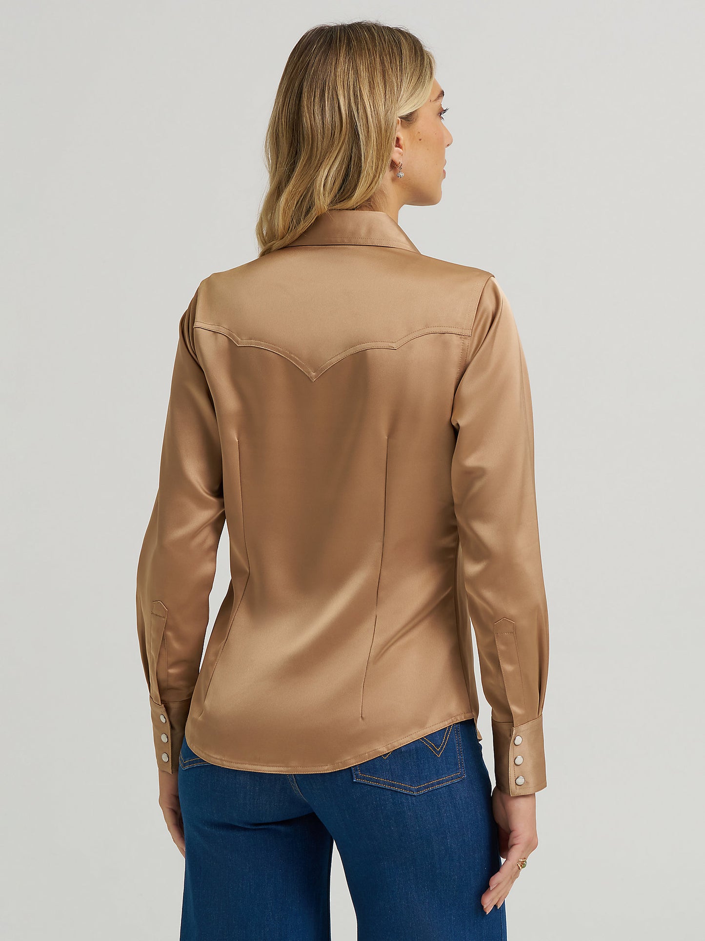 Wrangler x Lainey Wilson Glam Satin Western Snap Shirt