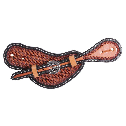 Professional’s Choice – Herre Spur Straps med Basketweave-tooling