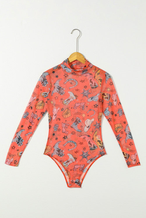 Orange Rodeo Bound - Bodysuit