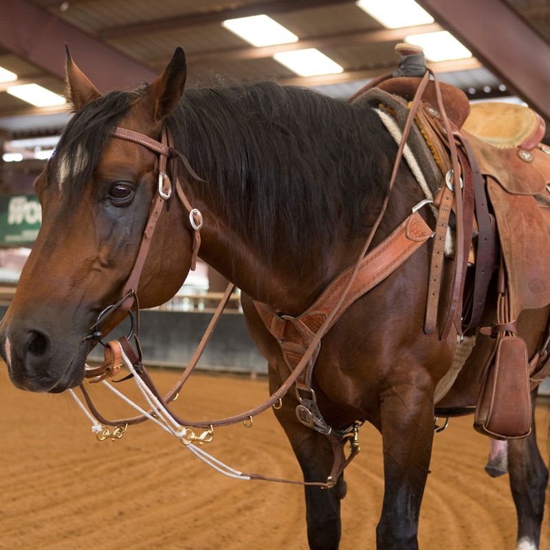 NRS TACK Oiled Harness Leather German Martingale