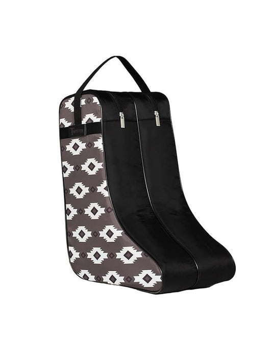 Boot Bag - Twister Western Grey