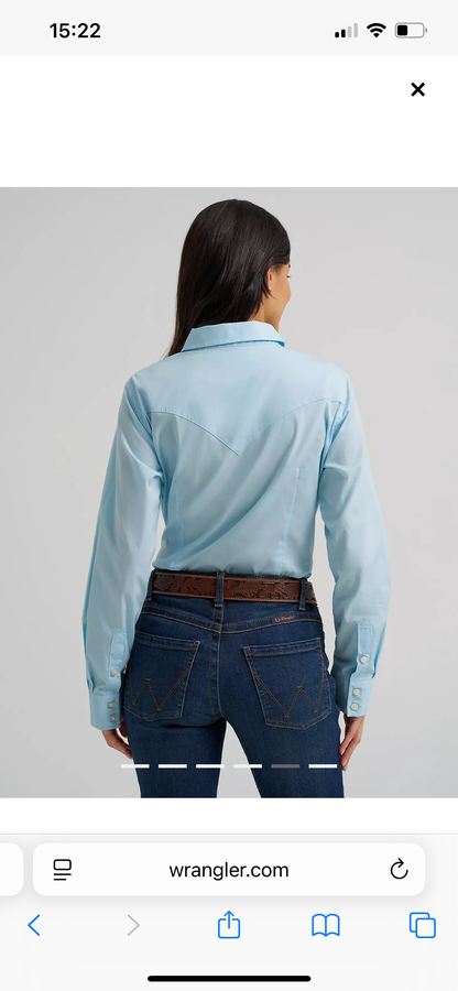 Wrangler Retro Shirt Blue woman