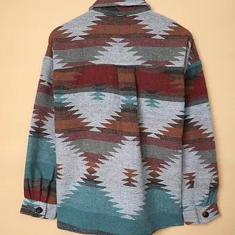 Multicolor Aztec Skjorte