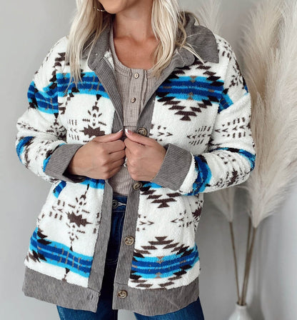 Blue West - Sherpa Fleece Jakke