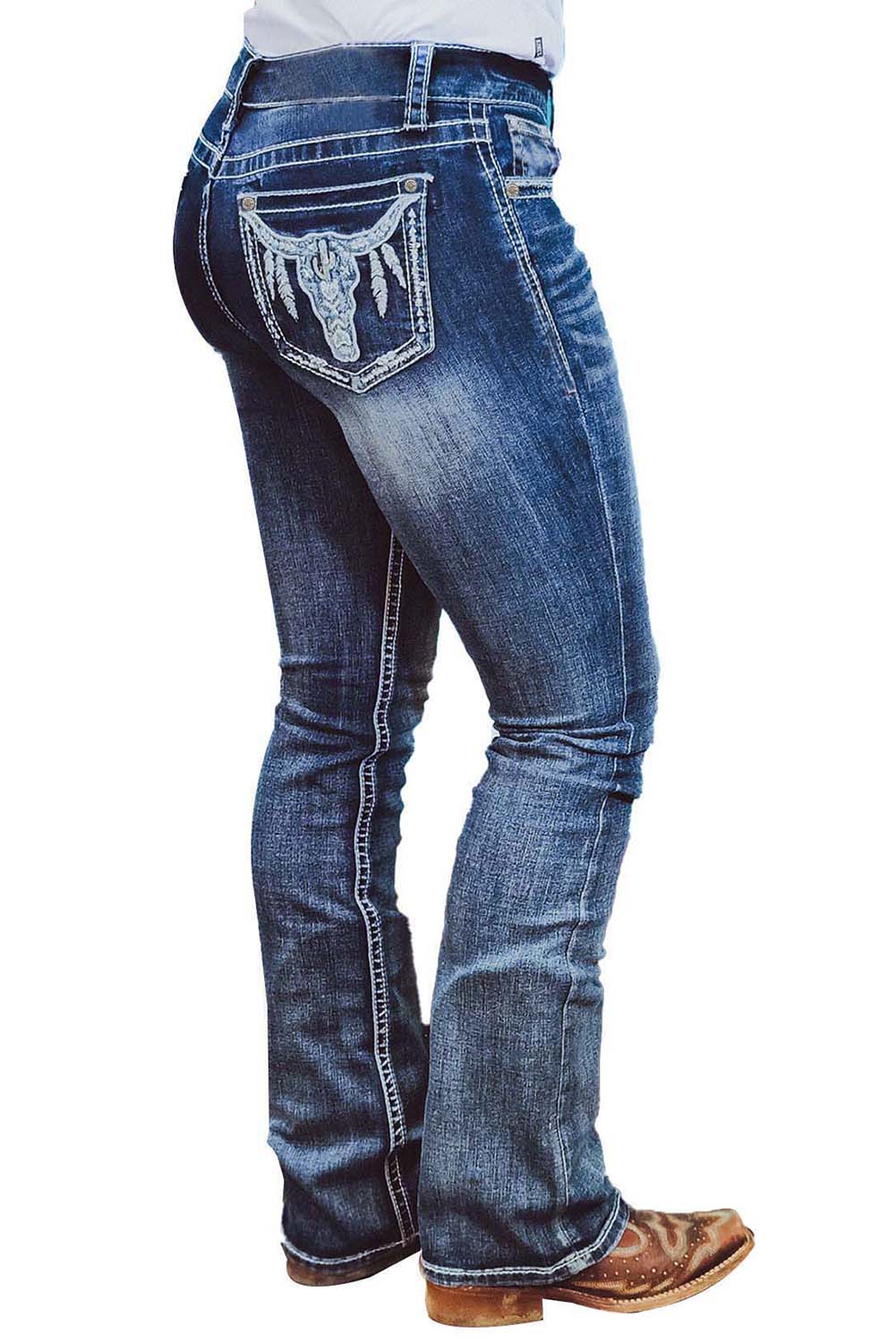 Feather Longhorn - Jeans