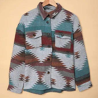 Multicolor Aztec Skjorte