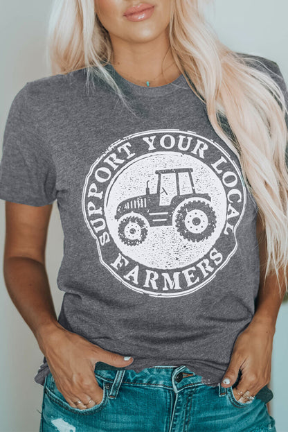 T- Skjorte - Support Your Local Farmers