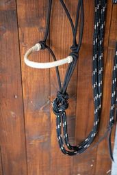 All That Riding Halter With Reins - Looping Hackamore