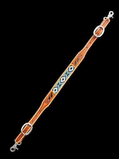 Blue Beads - Wither Strap