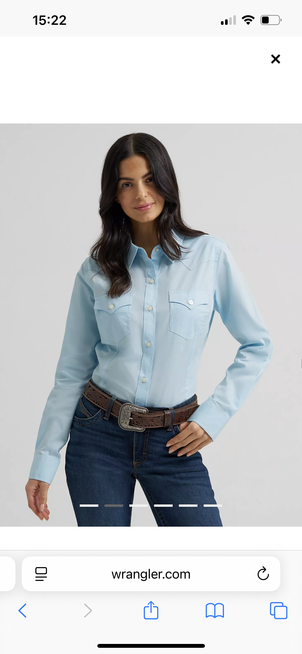 Wrangler Retro Shirt Blue woman