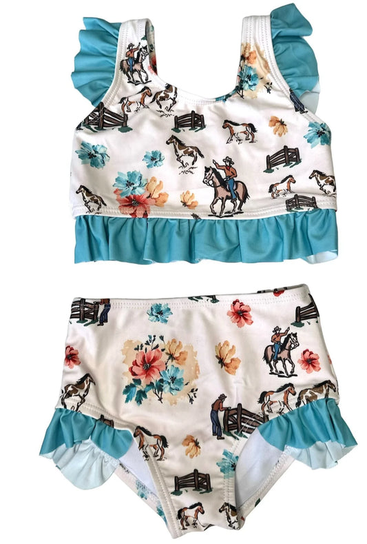 Ranch Hand Girls Badedrakt