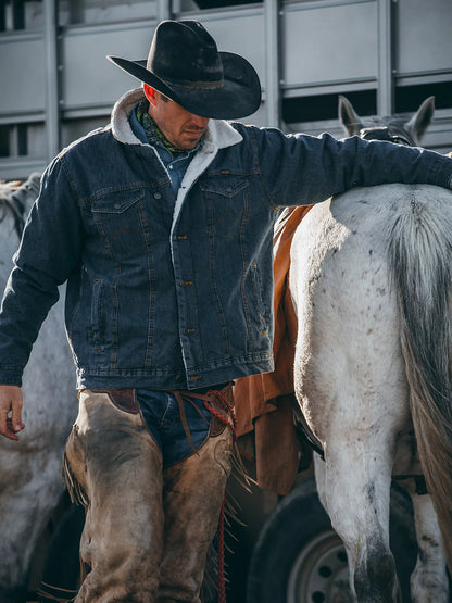 Wrangler - WESTERN SHERPA LINED DENIM JACKET