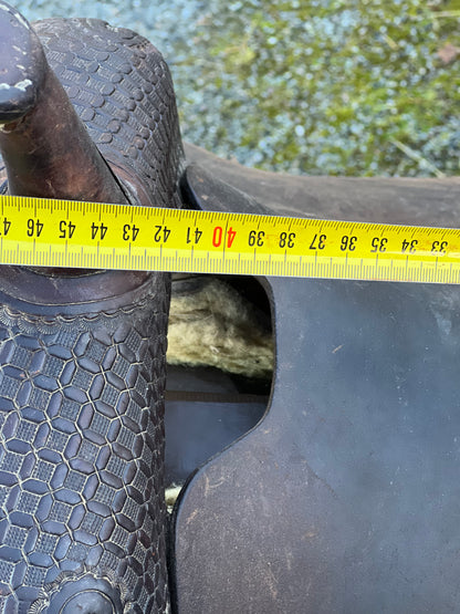 Cutting Western Saddle - Brukt