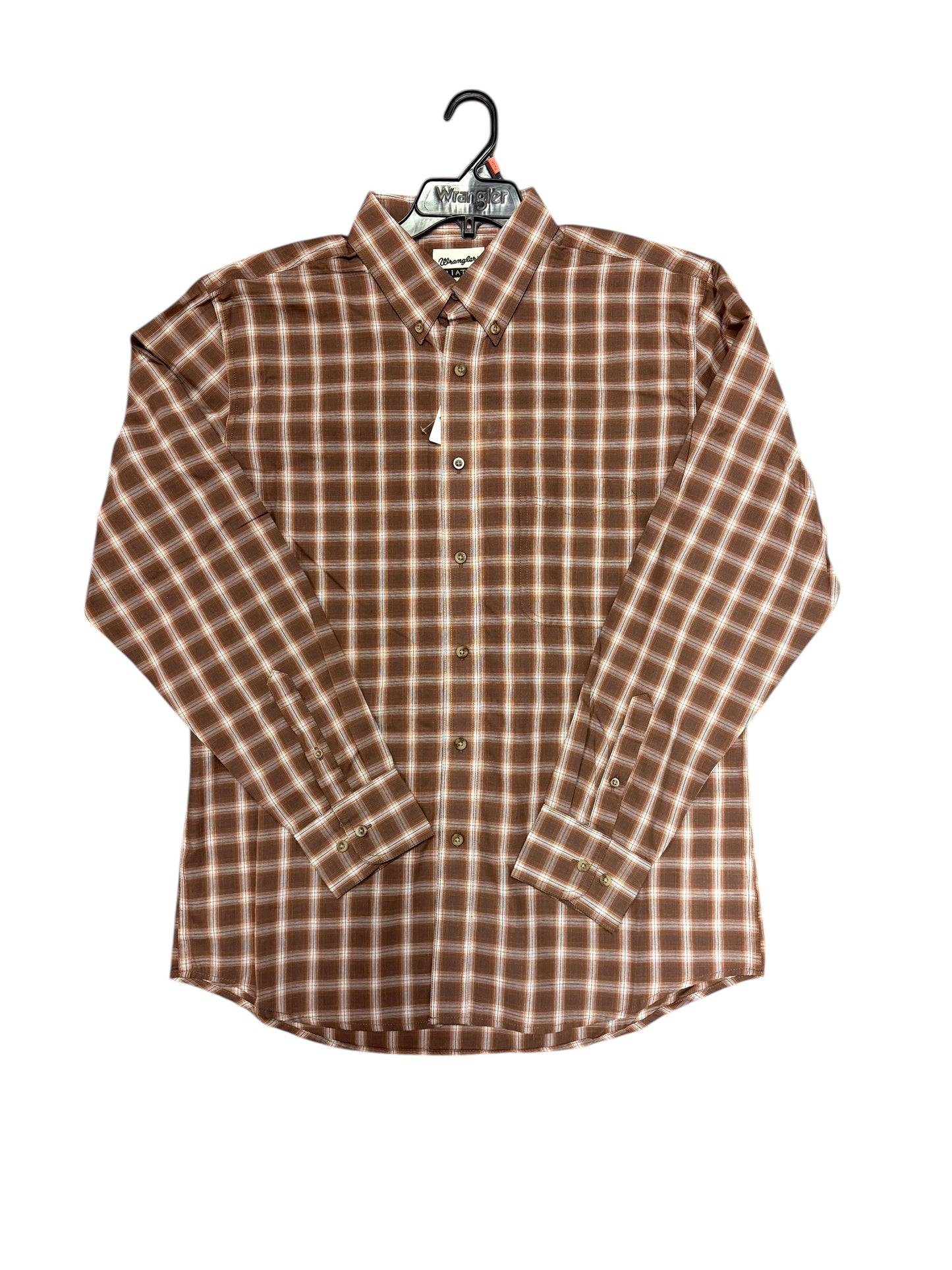 Wrangler RIATA Classic Fit Western shirt - Brun