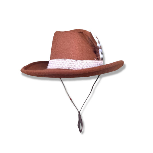 Brun hatt