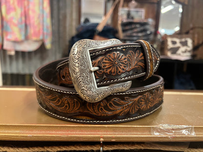 Nocona Cow Fur Belt