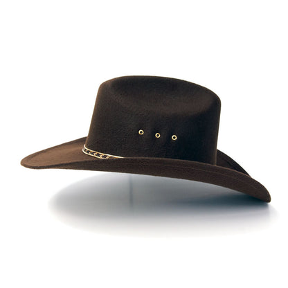 Brown Felt Western Cattleman Hat