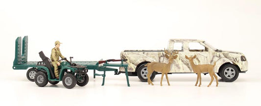 Bigtime Hunter Camo Truck Hunting Play Set - leke