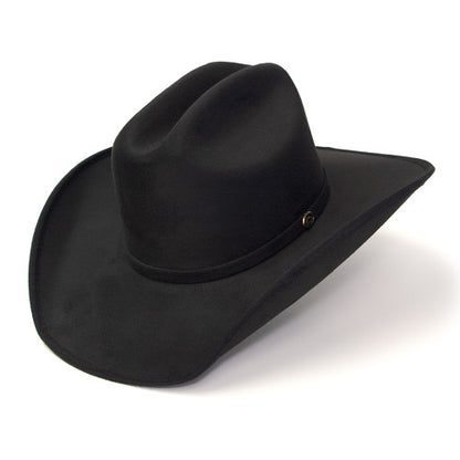 Black Suede Western Cattleman Hat