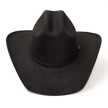 Black Suede Western Cattleman Hat