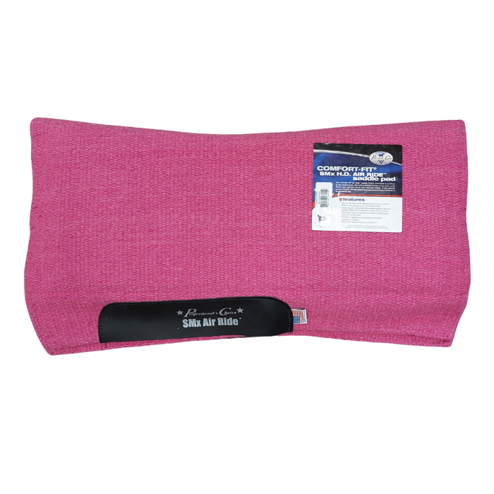 Comfort- Fit SMx Air Ride Western Pad - Pink