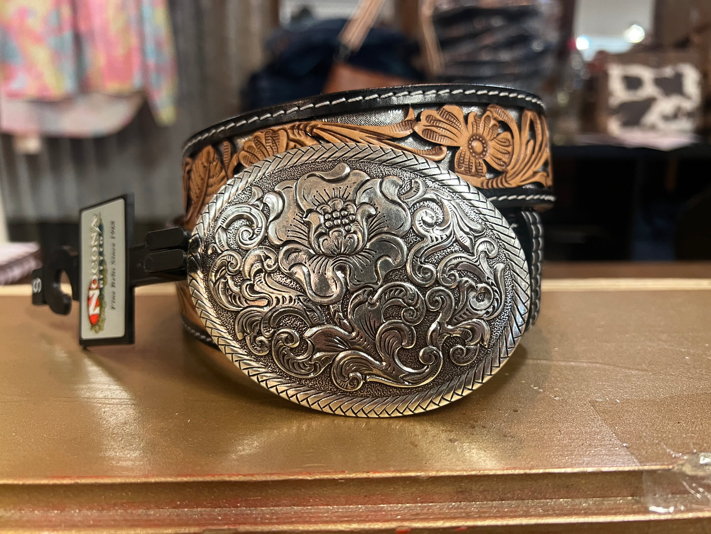Nocona Belt With Buckle